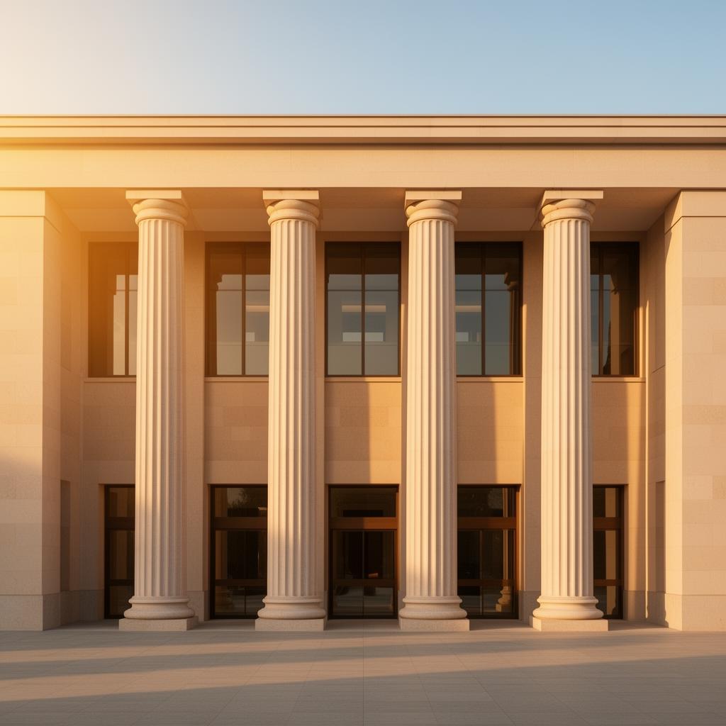 Classical Spanish building facade